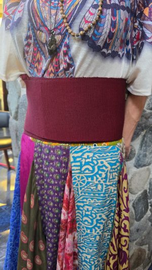 ECHTE HEBAMMEN FAJA - Gurt, rot, handgewebt aus Santa Catarina, Lago de Atitlán